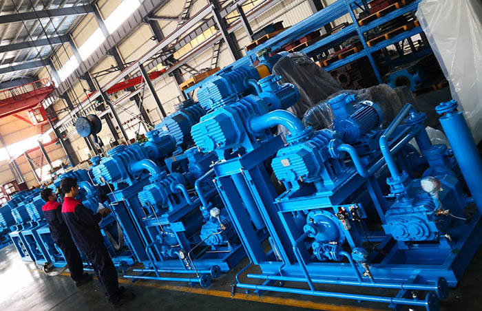 高效羅茨螺桿機組